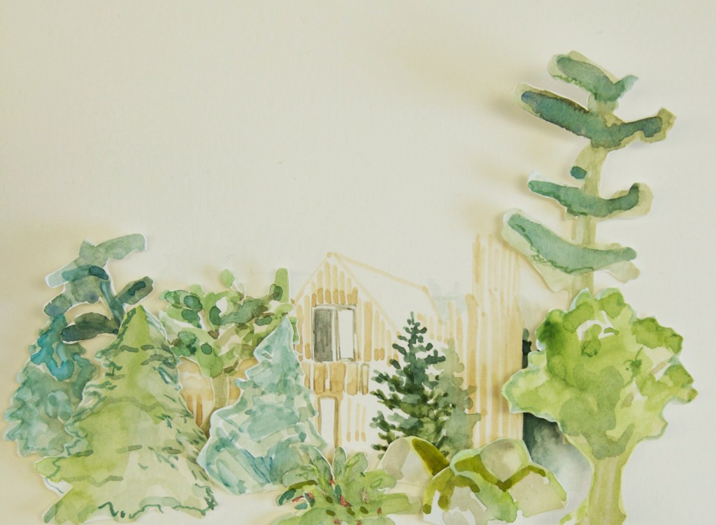 Imagining the forest reclaiming the Glass House.