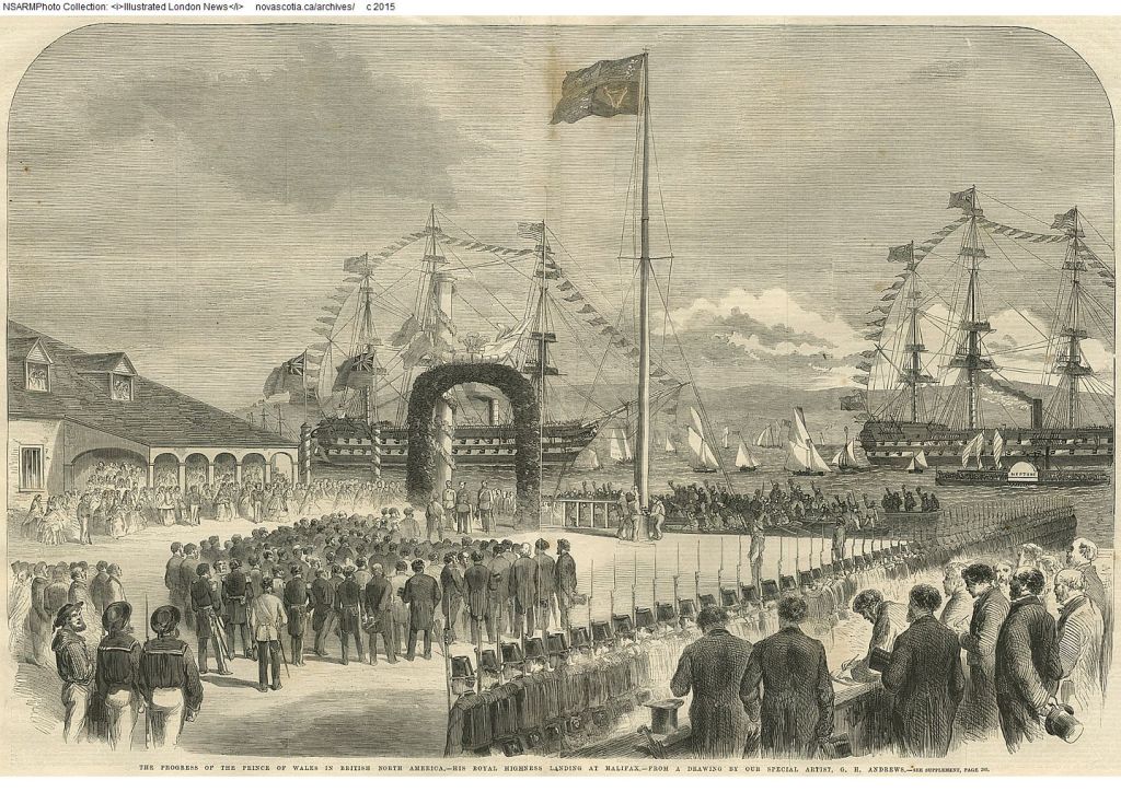 The Royal Visit, 1860. Courtesy of the NS Archives.